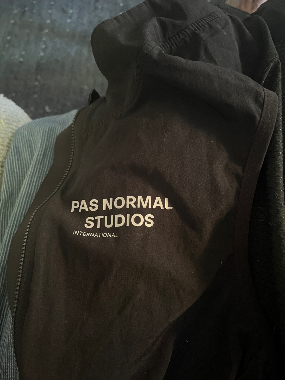 Pas Normal Studios Women's Black Sleeveless Zip Vest